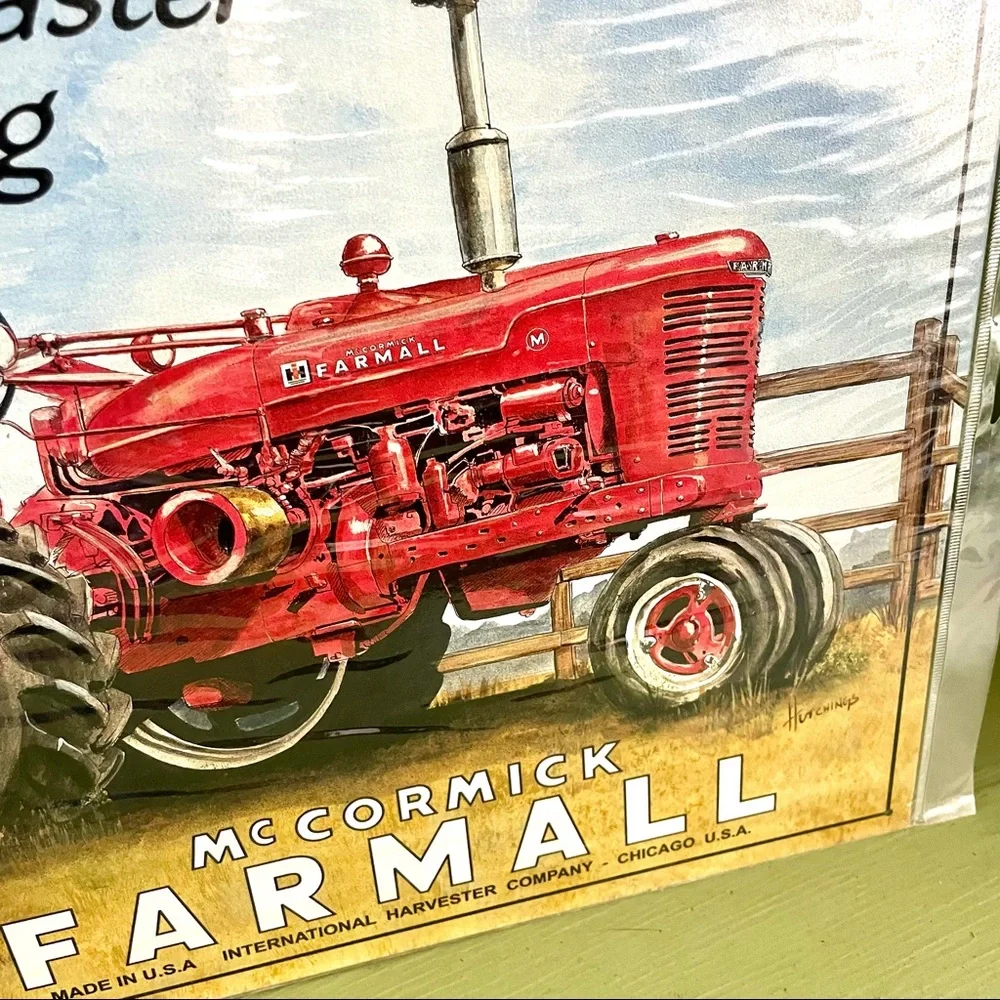 NEW Farmall Tractor Metal Sign